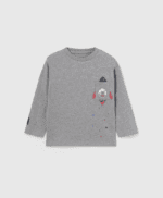 Mayoral Βρεφική Μπλούζα Μακό για Αγόρι Γκρι 13-02015-073